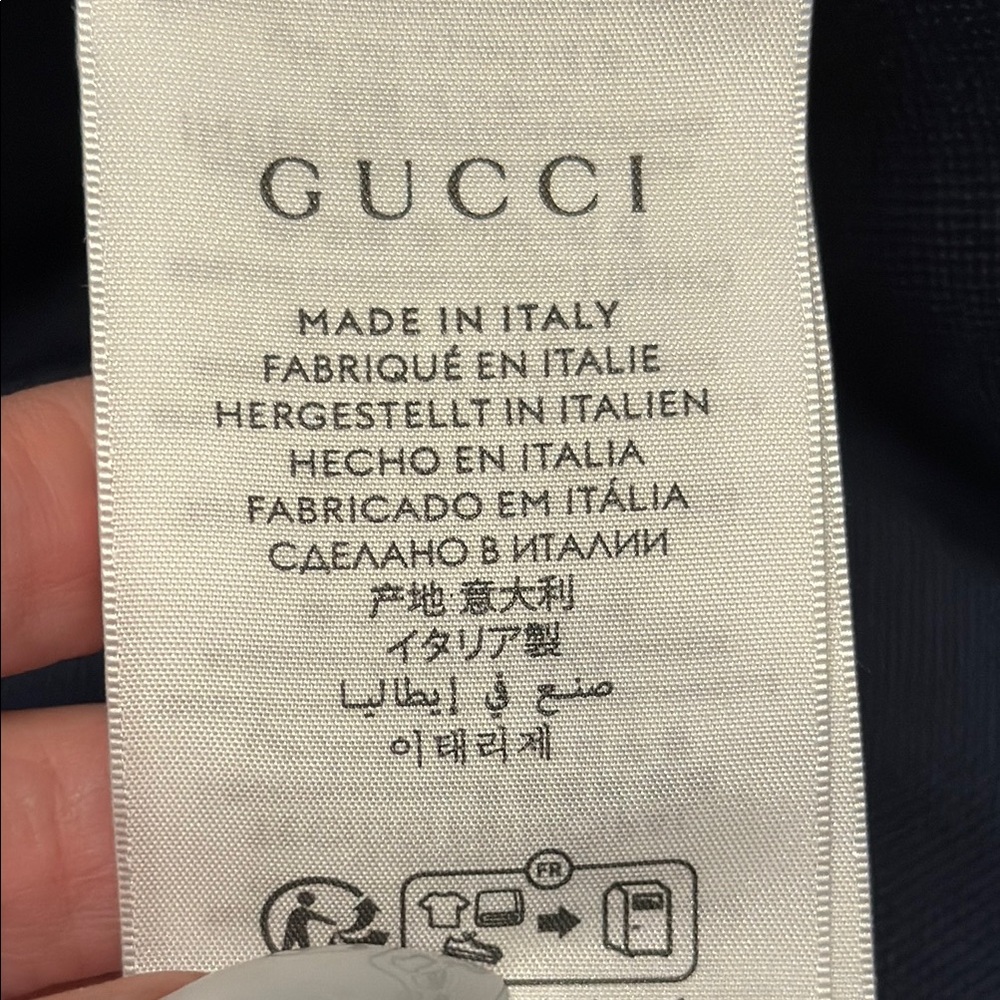 Gucci Denim and Tan Monogram Bucket Hat size M brand new tags 100%  authentic - Picture 10 of 17